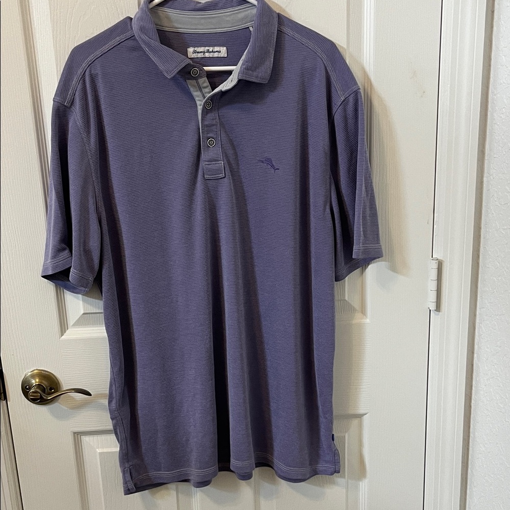 Tommy Bahama Men's Lavender Polo Shirt